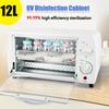 12L Sterilizer Timer Salon Esterilizador Nail Beauty Ultraviolet Sterilization Machine Disinfection Cabinet