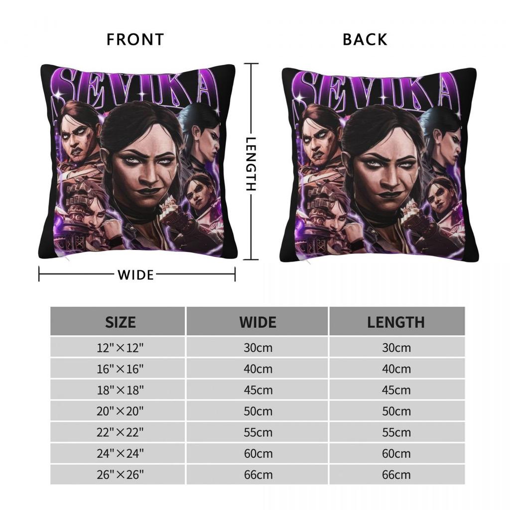 Sevika Jayce Caitlyn Viktor Jesus Vi Arcane Movie Pillowcase Cushion Cover Decoration Throw Pillow Case Cover Home Zipper
