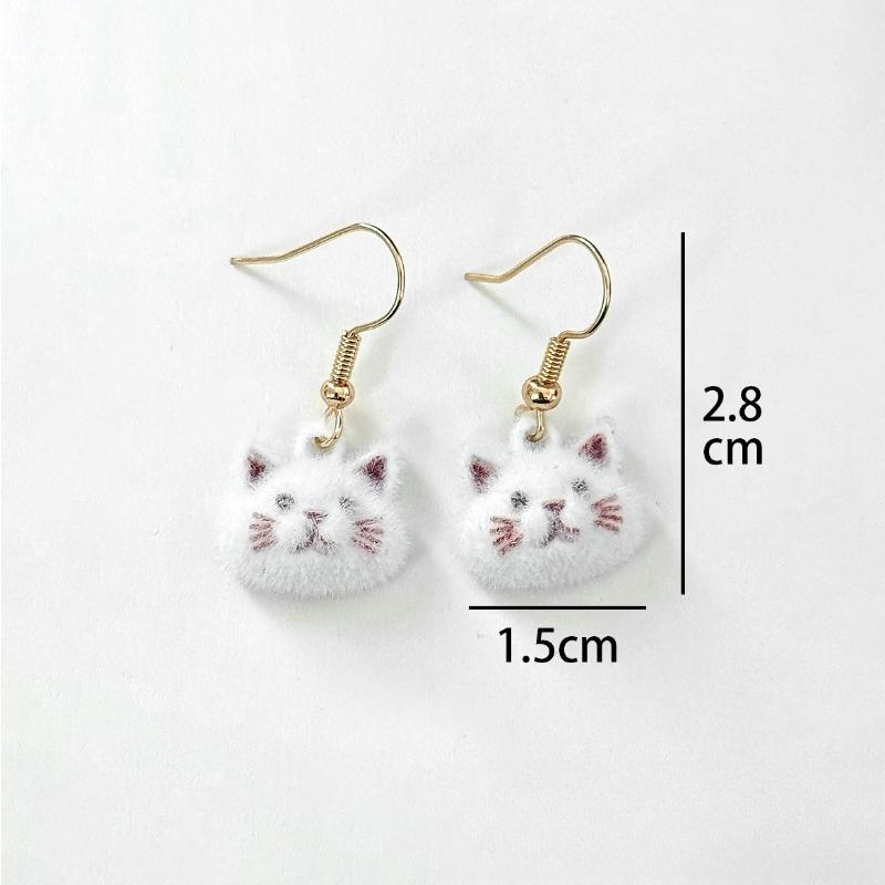 Adorable Cat-shaped Earrings Suitable for Women. Fashionable Design with Unique Appearance. Earrings and Accessories
