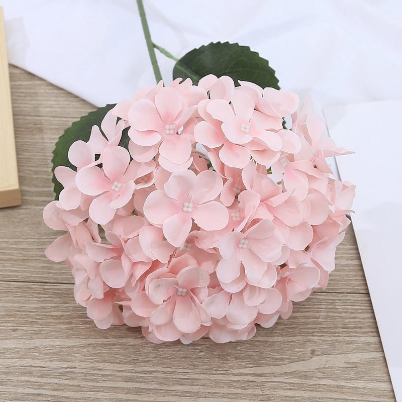 Artificial Flower, Large Hydrangea, High-end Touch, Moisturizing Hydrangea, Hotel, Artificial Wedding Floral Decoration, Artificial Flower