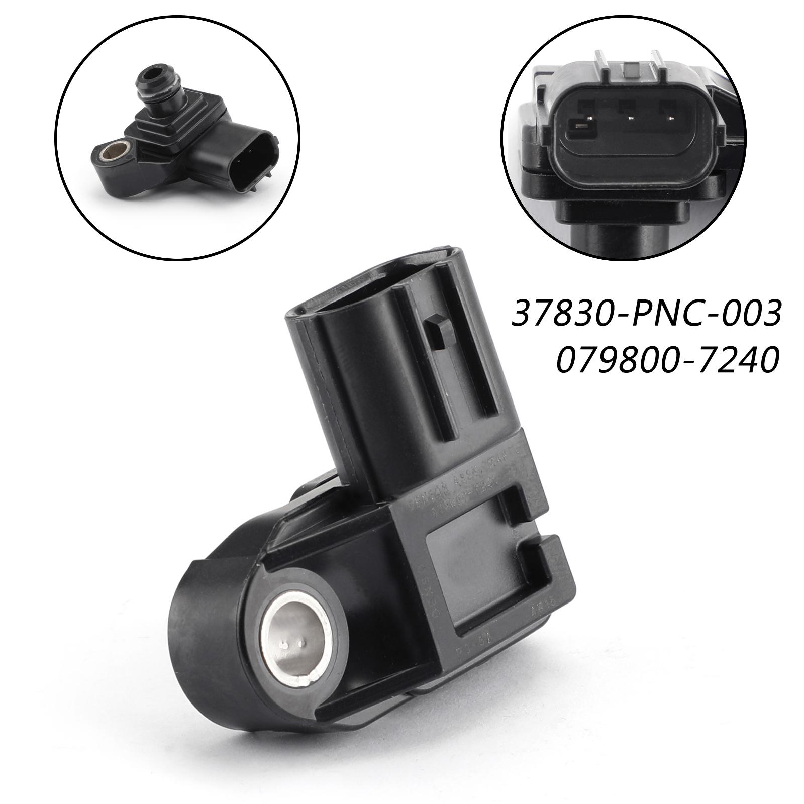 

37830-PNC-003 New Black Manifold Pressure Sensor MAP Sensor With O-Ring 198-2001