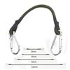 Corde élastique Bungee Robuste 30-120cm Sangle d'attache élastique Corde Crochets mousquetons Kayak Cyclisme Bagages Cordes d'emballage Accessoires de camping