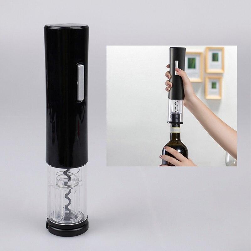 1 PC Electric Wine Opener Cork Opener Automatic Bottle Cutter End For Kitchen Kitchen Gadgets Can Open Black | Holes