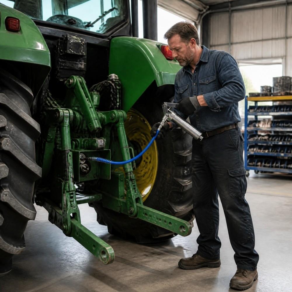 Flexible Grease Hose Spring Protection High Pressure Grease Hose Agricultural Machines