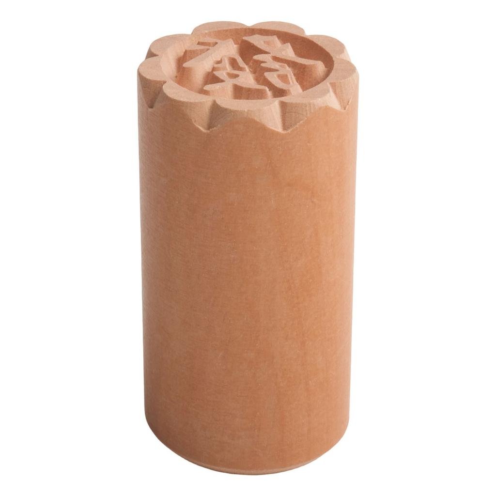Unikalny drewniany stempel do ciasta księżycowego do samodzielnego robienia ciasta. Świętuj chińskie tradycje.
