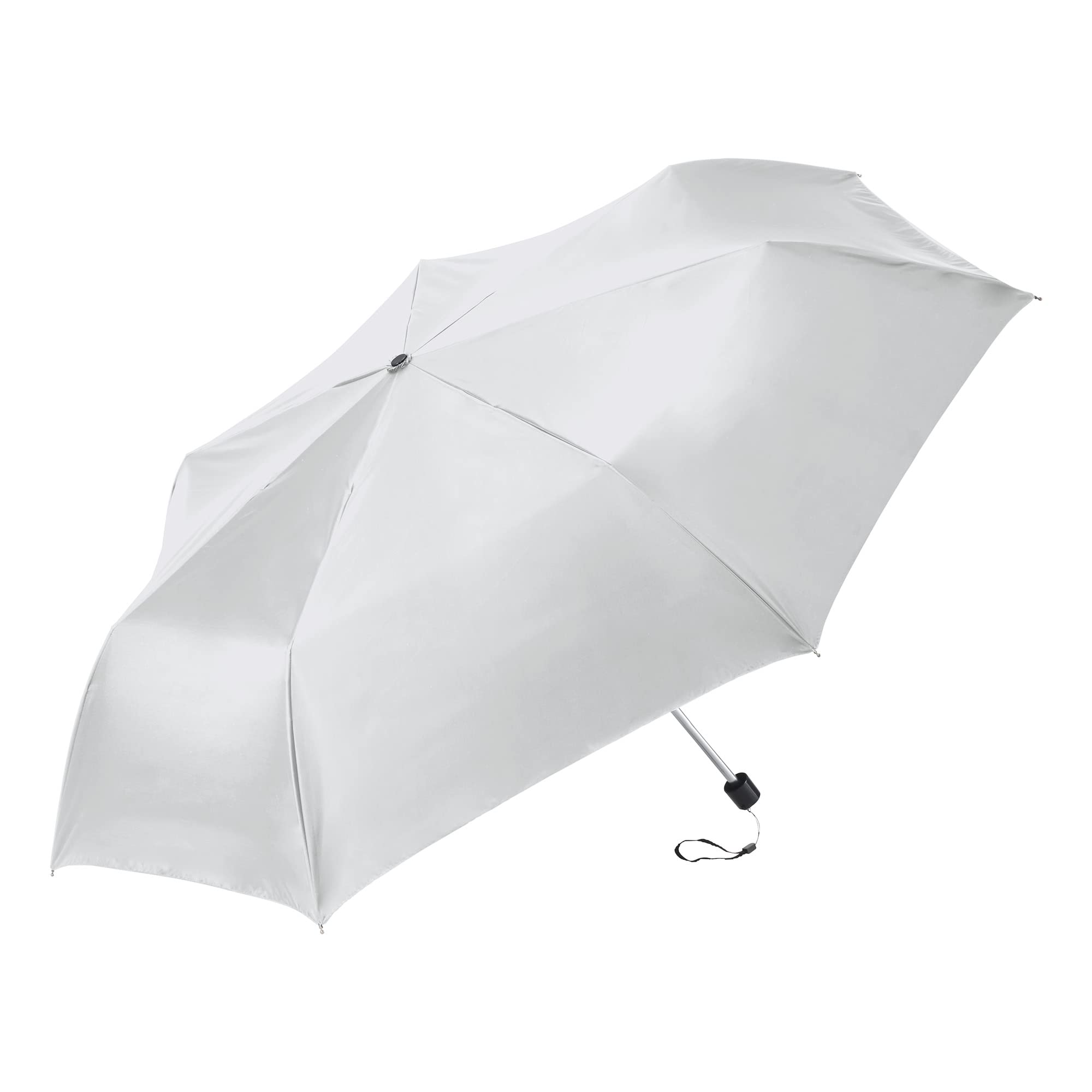 

Водонепроницаемый складной солнцезащитный и дождевой зонт Limited Sunshade Silver Silver 55 см Легкий Компактный Защита от УФ-лучей Унисекс Зонт, [Официальный