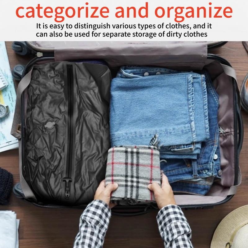 17L Vacuum Compression Bag with Hand Pump Folding Outdoor Reusable Clothing Storage Bags Travel Compression Backpack Luggage Bag