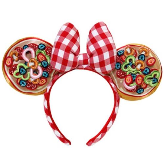 Minnie Mouse Headband Disney Resort Disney Merchandise Souvenir (Pizza) [Tokyo Exclusive]