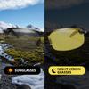 Photochromic Sunglasses Men Polarized Driving Chameleon Glasses Male Change Color Sun Glasses Day Night Vision Driver's Eyewear