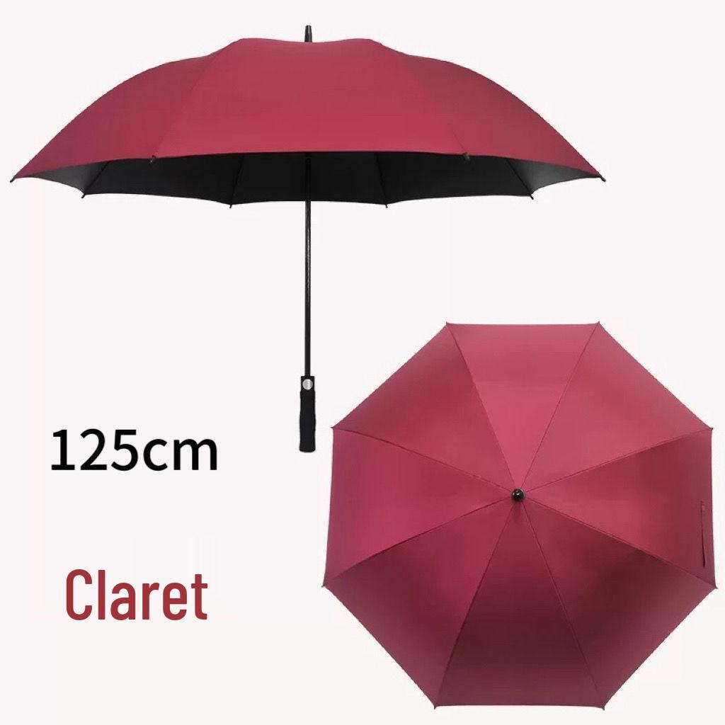 

Windproof Automatic Golf Umbrella: Sturdy, Extra Large & Thick, Straight Handle, Perfect for Men s Business or Logo Printing. 68.5 cm diameter, 8 ribs бордовий