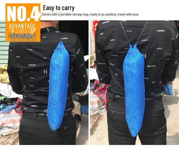 Breathable Ice Silk Hammock: Anti-Rollover Camping Swing with High Load Capacity, Small Mesh Design, Single/Double Size.