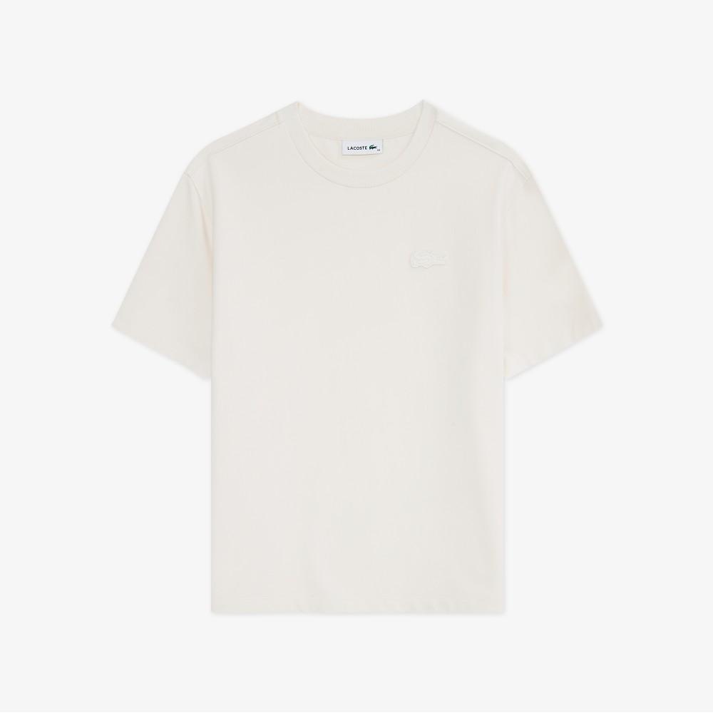 Lacoste Women's Big Croc Short Sleeve T-Shirt TF702E-56GS7G