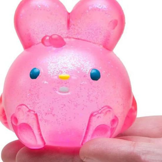 Paskalya Tavşanı Sıkmalık Fidget Oyuncak Ultra Yumuşak Stres Giderici Duyusal Oyuncak Paskalya Sepeti Doldurucuları Parti Hediyelikleri İçin