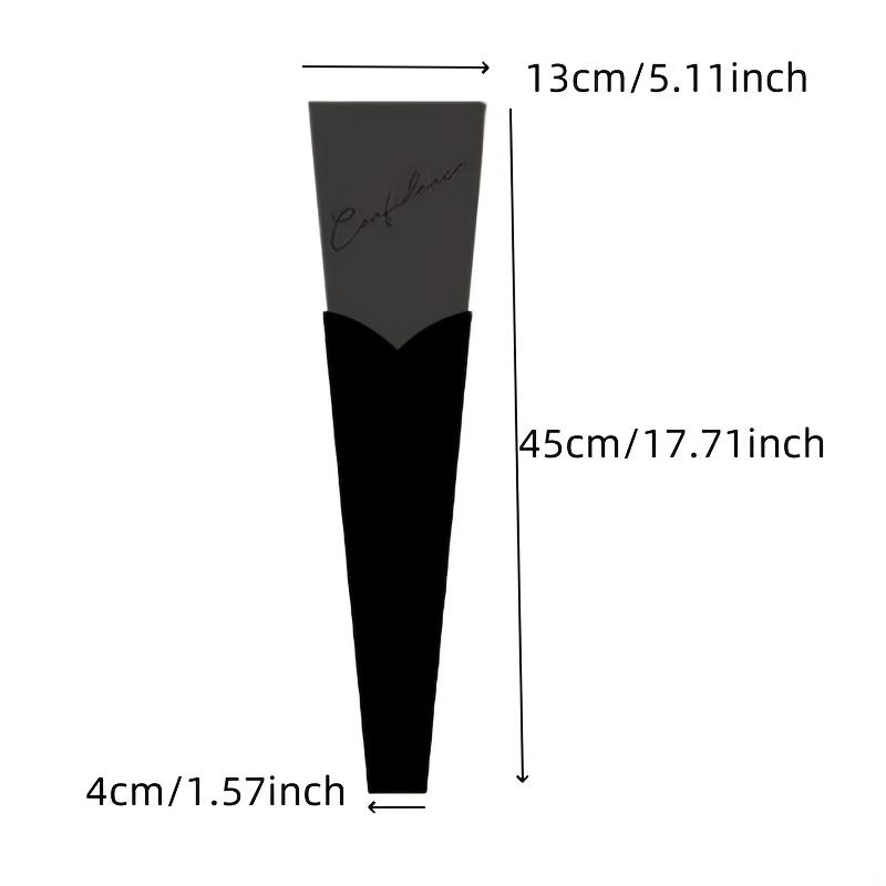 [Tulip Gift Bags] 50pcs Tulip Flower Gift Bags, Polypropylene Floral Packaging, Assorted Transparent For Valentine's Day, Weddings, and Events