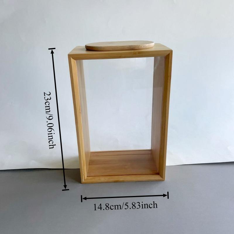 Large Capacity Tea Can Coffee Shop Household Sealed Snack Nut Storage Container Universal Storage Bamboo Jar