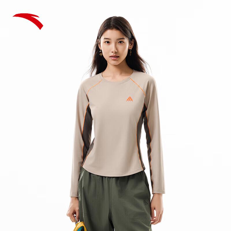 Anta Women's Quick-Dry Long-Sleeve Athletic T-Shirt