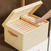 Clothing Storage Box Pp Board Folding Storage Organization With Lid Drawer Organizers Jeans Large Capacity Storage Organization