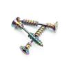 New Unisex Punk Rock Stainless Steel Nail Screw Piercing Stud Earrings Novelty Piercing Jewelry Rock Gothic Piercing Jewelry