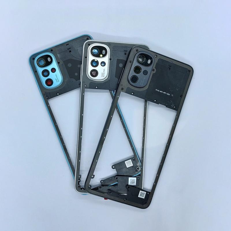 For Motorola Moto G22 Middle Frame Housing Bezel With Side Button