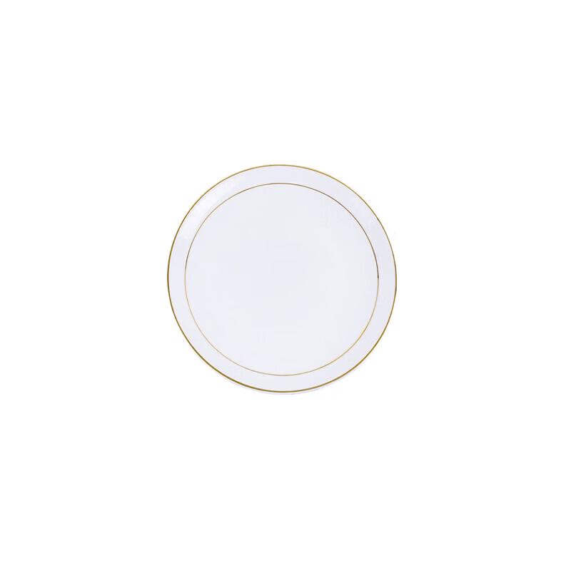 Limzhao 6-inch Round Ceramic Shallow Plates (Set of 5)