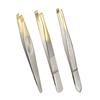 Multipurpose Stainless Steel Beards Tool Ingrown Hair Removal Plucking Eyebrows Eyebrow Tweezers