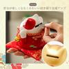 Archnote Maneki Neko Figurine Stylish Piggy Bank Home Celebration Opening Gift Lucky Cat Gold Mini Cute Small Wealth Ceramic Animal Business Feng Shui