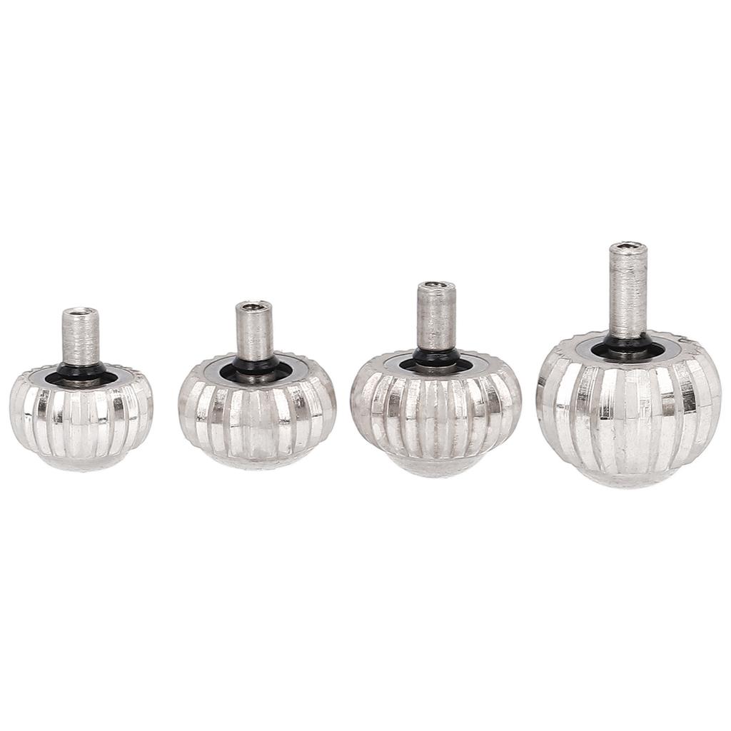 4Pcs Watch Crown Parts Easily Use Various Sizes Wear Resistant Wrist Watch Crown Replacement for Watch Repairer