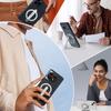 Multiple Angle Adjustable Glittering Brooch Design Phone Grip With Rotatable Magnetic Base Finger Stand Rack For Phone