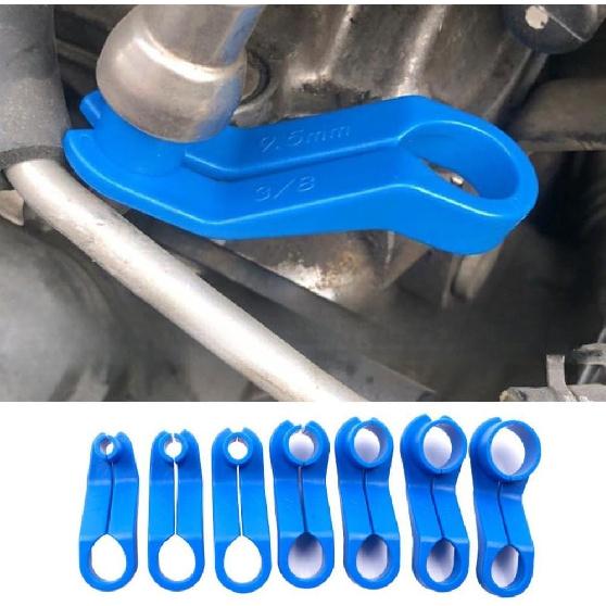 7 PCS Fuel Line Disconnect Tool Kit, 1/4" to 7/8" Quick Release Fuel Line Removal Tool, Compatible with Ford GM Chrysler Mazda