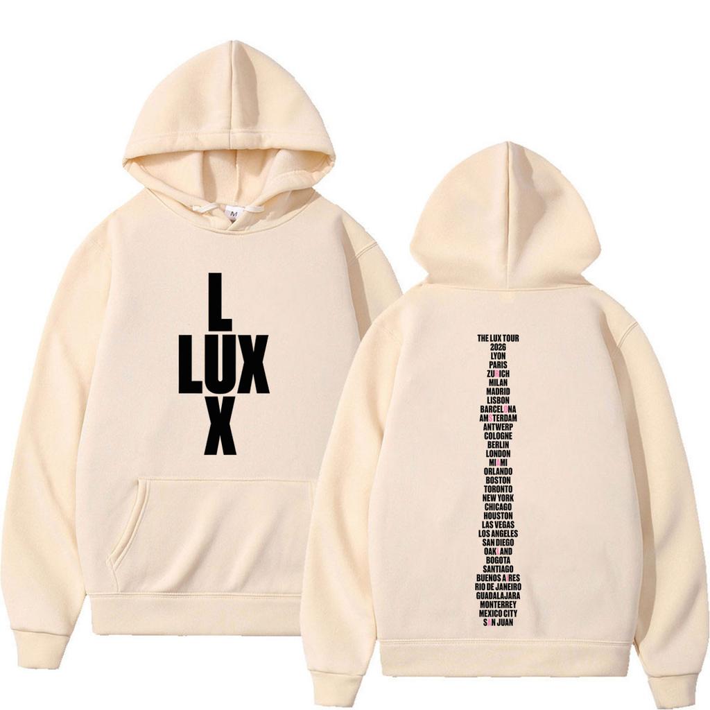 Singer Tour Print  Hoodie Men Women Aesthetic Trendy Pullover Long Sleeves Casual Streetwear Loose Sweatshirts