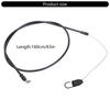 Drive Control Cable Throttle Cable Replacement for Tiller Throttle Lawn Mower Machine Replaces Part Numbers 746-04440