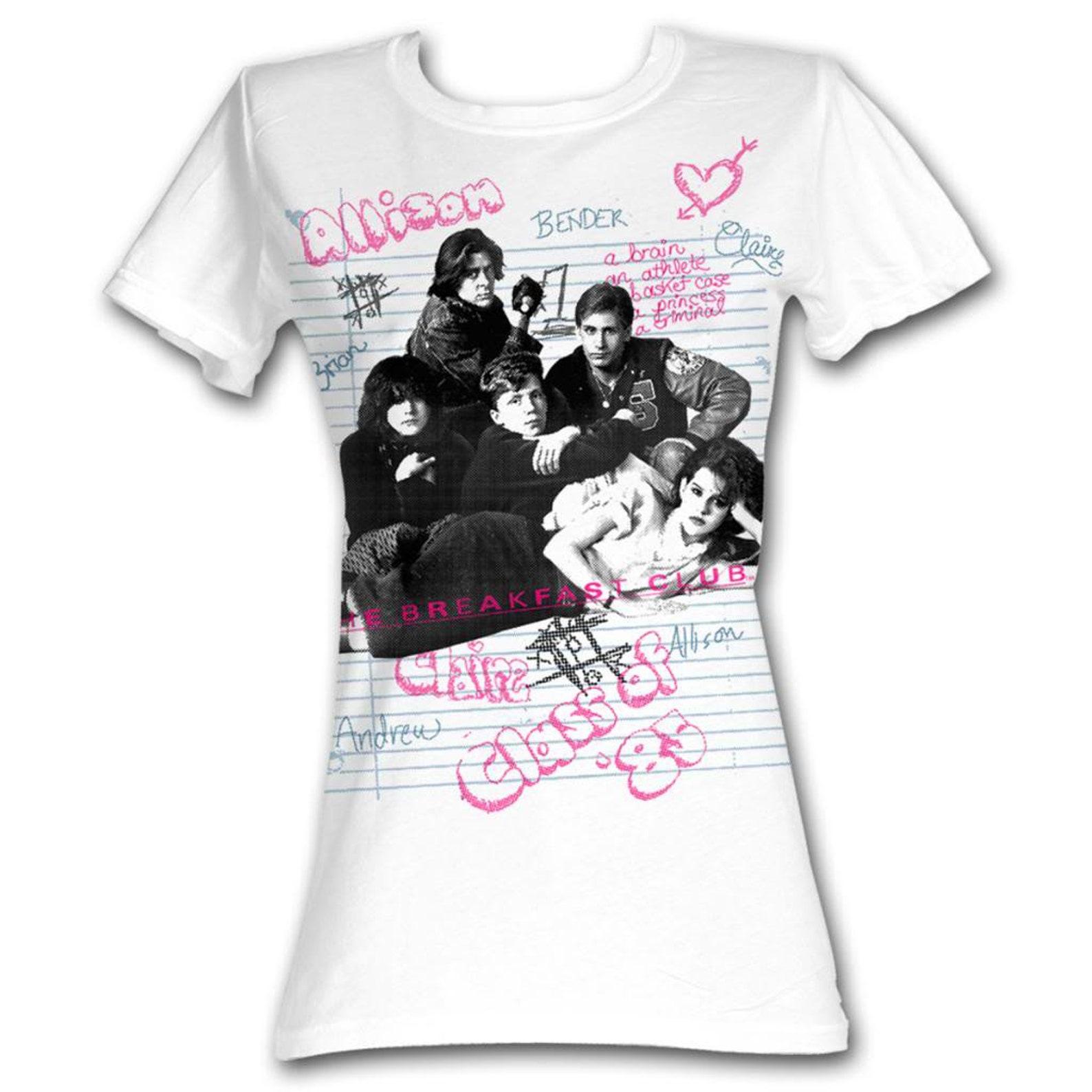 Breakfast Club Group White Junior Women s T-Shirt 3XL