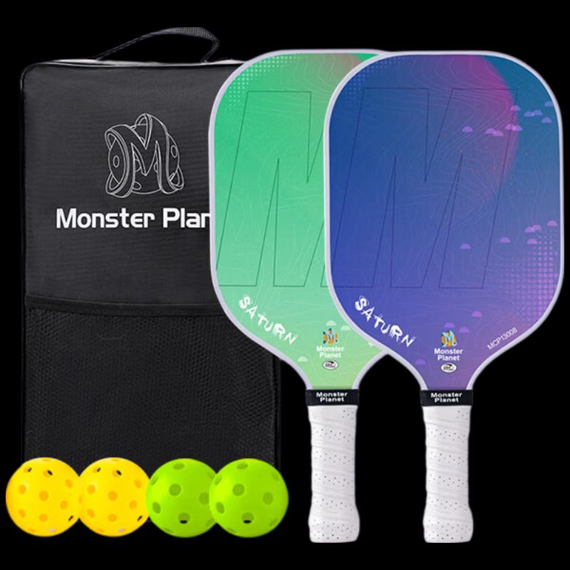 MONSTER PLANET MCP13007 Saturn Series Pickleball Racket Set (2-Pack)