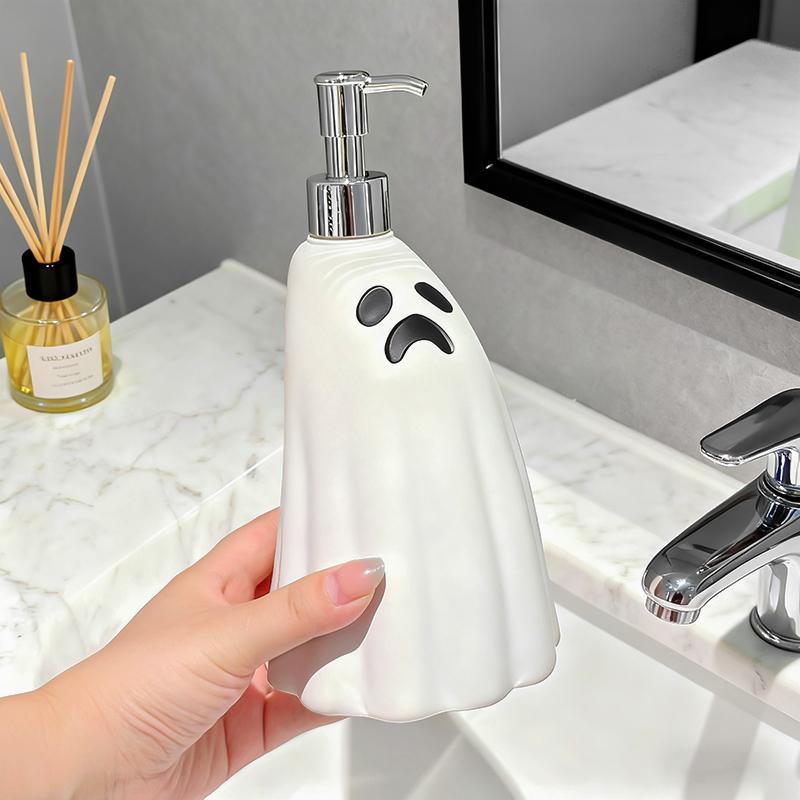Creative Ghost Soap Bottle Press Ghost Model Hand Sanitizer Bottle Lotion Bottle Home Bathroom Decoration Ornament