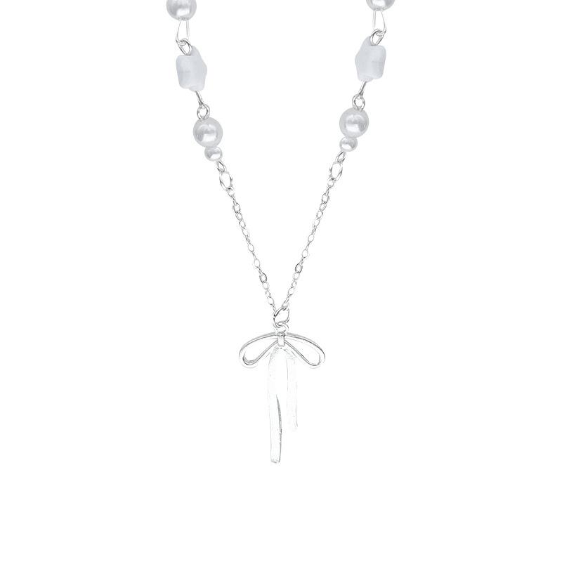 Female Clavicle Niche Bow Star Necklace
