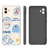 Cartoon Anime Doraemon Phone Case For Samsung Galaxy A01 A03 Core A04 E A02 A05 A10 A20 A21 A30 A50 S A6 A8 Plus A7 Black Cover