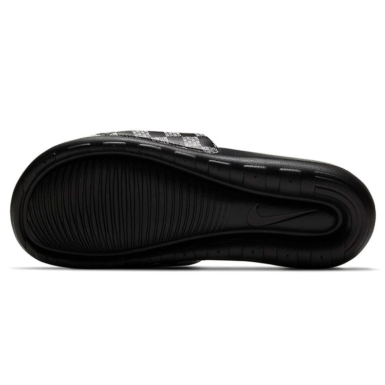 Nike Victori One Printed Slide Just Do It Checkered Men Sneakers Black White CN9678-004