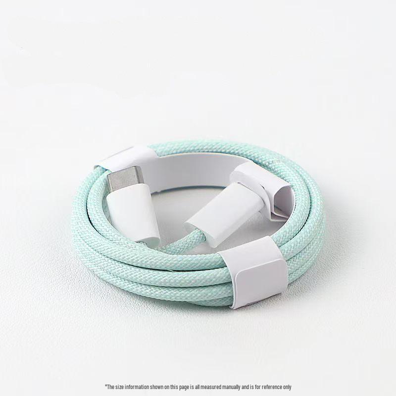 Apple iPhone 15/16 Braided PD60W Fast Charging Cable, Type-C for Huawei/Xiaomi.