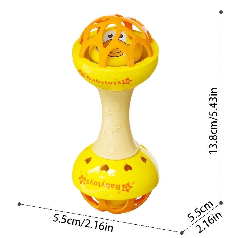3/1pcs Baby Toddler Double-headed Hand Rattles Soothing Hand Grip Rattles Playthings Infant Rattle Infant Nibbling Playthings Infant Playthings