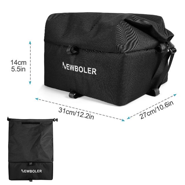Rear Bike Basket Bicycle Cargo Rack Bag Large Capacity Fron E-Bike Basket Bike Baskets Rear Rack for Outdoor Travel Shopping BAG018