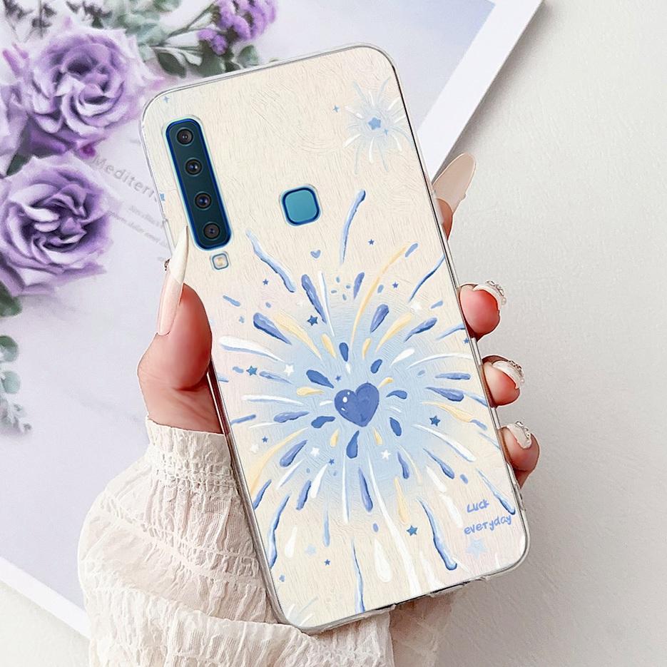 For Samsung Galaxy A9 2018 Case SM-A920F Cool Design Fashion Painted Cover Soft Silm Phone Case For Samsung A7 2018 A750F Fundas