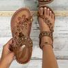 Bohemian Ethnic Women's Beaded Summer Beach Sandals