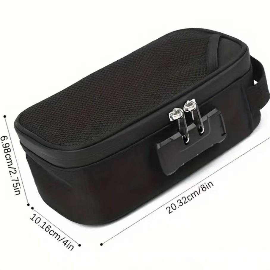 Smell Proof Bag Large-capacity With Lock  Activated Carbon Deodorant Bag Portable Pipe Bag Convenient