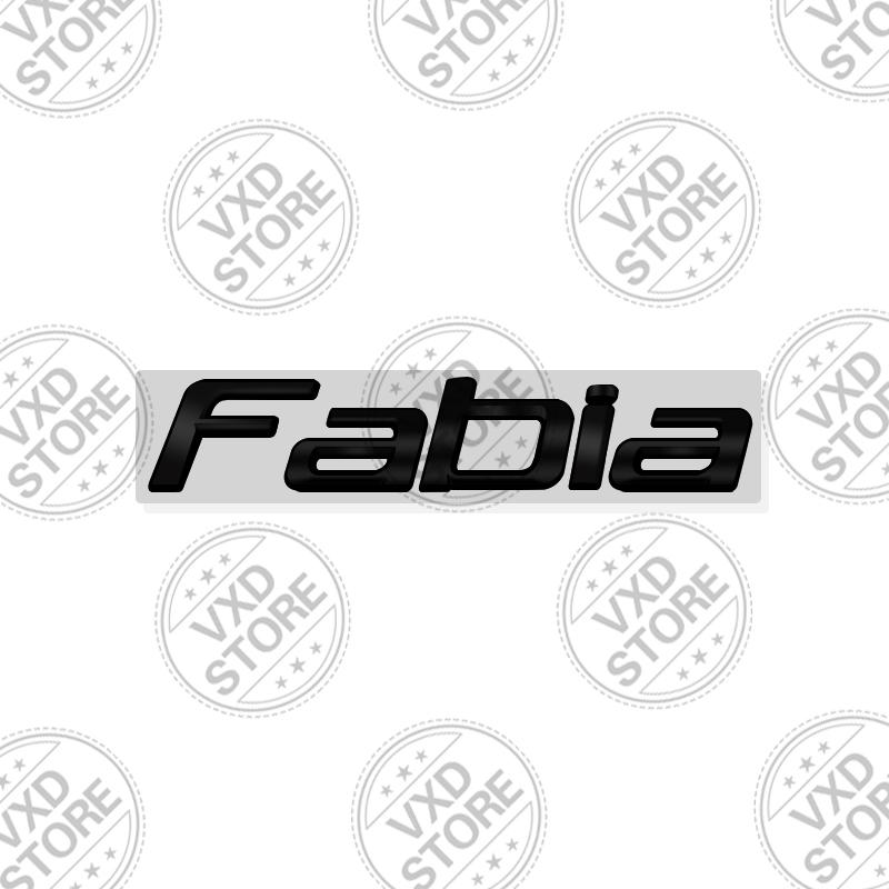 JBIW9 For Skoda Superb Kodiaq Karoq 4X4 Yeti Octavia Rapid Fabia Kamiq Car 3D Metal Letters Badge Decals Sticker Glossy Matte Black