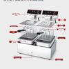 ZISIZ Commercial Dual Tank Electric Deep Fryer