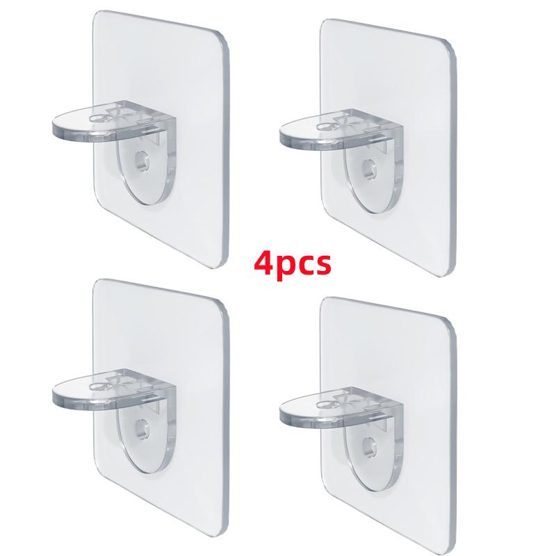 

Клейкий гвоздь для полкодержателя, самоклеящийся, зажим для полкодержателя шкафа, настенный кронштейн, перегородка, не требующий сверления, прочный кронштейн