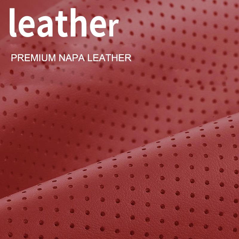 Four Seasons Universal Auto Seat Cushion Nappa Leather Breathable Non-slip Car Seat High Rebound Pad Seat Cushion