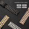 Classic Metal Watch Strap 20mm Three-Bead Watch Strap Chain Metal Chain Strap  Women