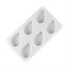 Soap Molds 3D Silicone Mold Soap Mould Silicone Mold Tools 6 Cavity Leaf Shape Soap Making Supplies DIY Handmade