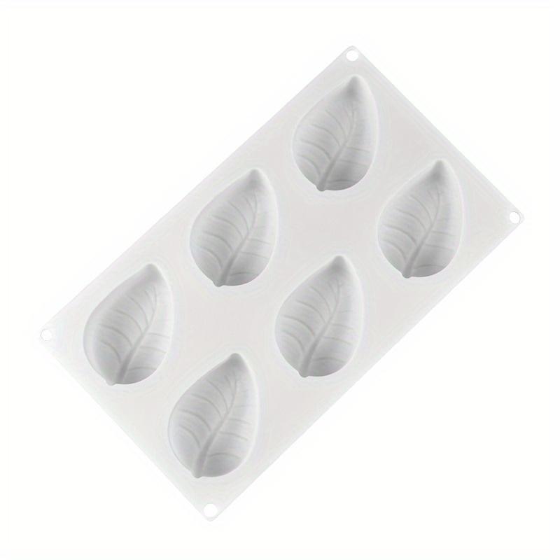 Soap Molds 3D Silicone Mold Soap Mould Silicone Mold Tools 6 Cavity Leaf Shape Soap Making Supplies DIY Handmade